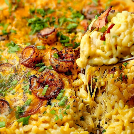 Cajun Shrimp Mac n Cheese